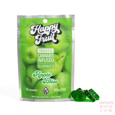 Apple Bliss Cannabis Gummies by Happy Fruit